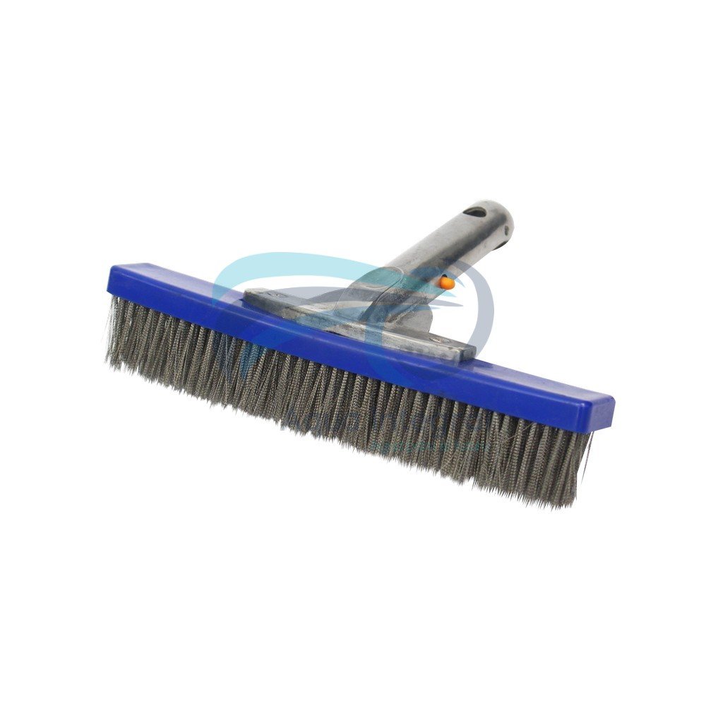Cepillo para estanque de piscina con cerdas de alambre de acero herramienta de cepillo de limpieza para equipos de limpieza de spa 