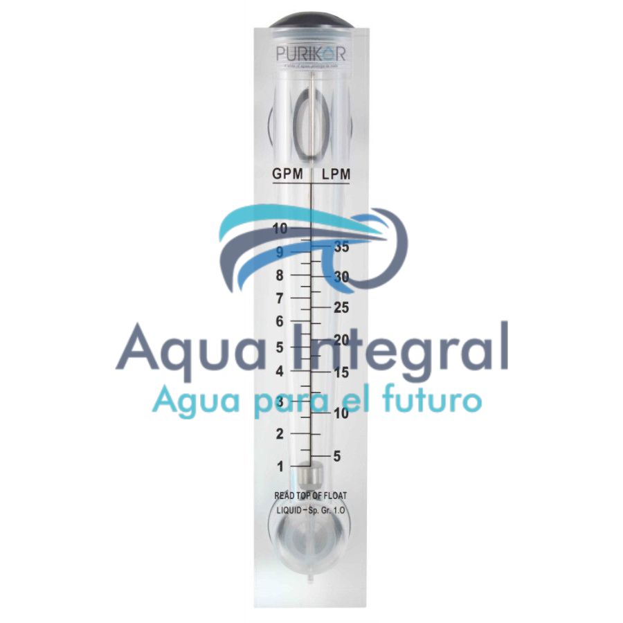 Rotamétro o Caudalímetro (Flujometro) – PureWater Colombia, Tecnología en  Tratamiento de Aguas