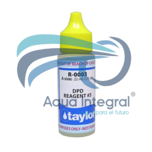 Reactivo Taylor R-0003 DPD #3: Medición de Cloro Total